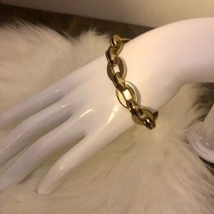 Monet gold tone bracelet